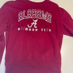Mens Colosseum red Alabama crimson Tide crewneck